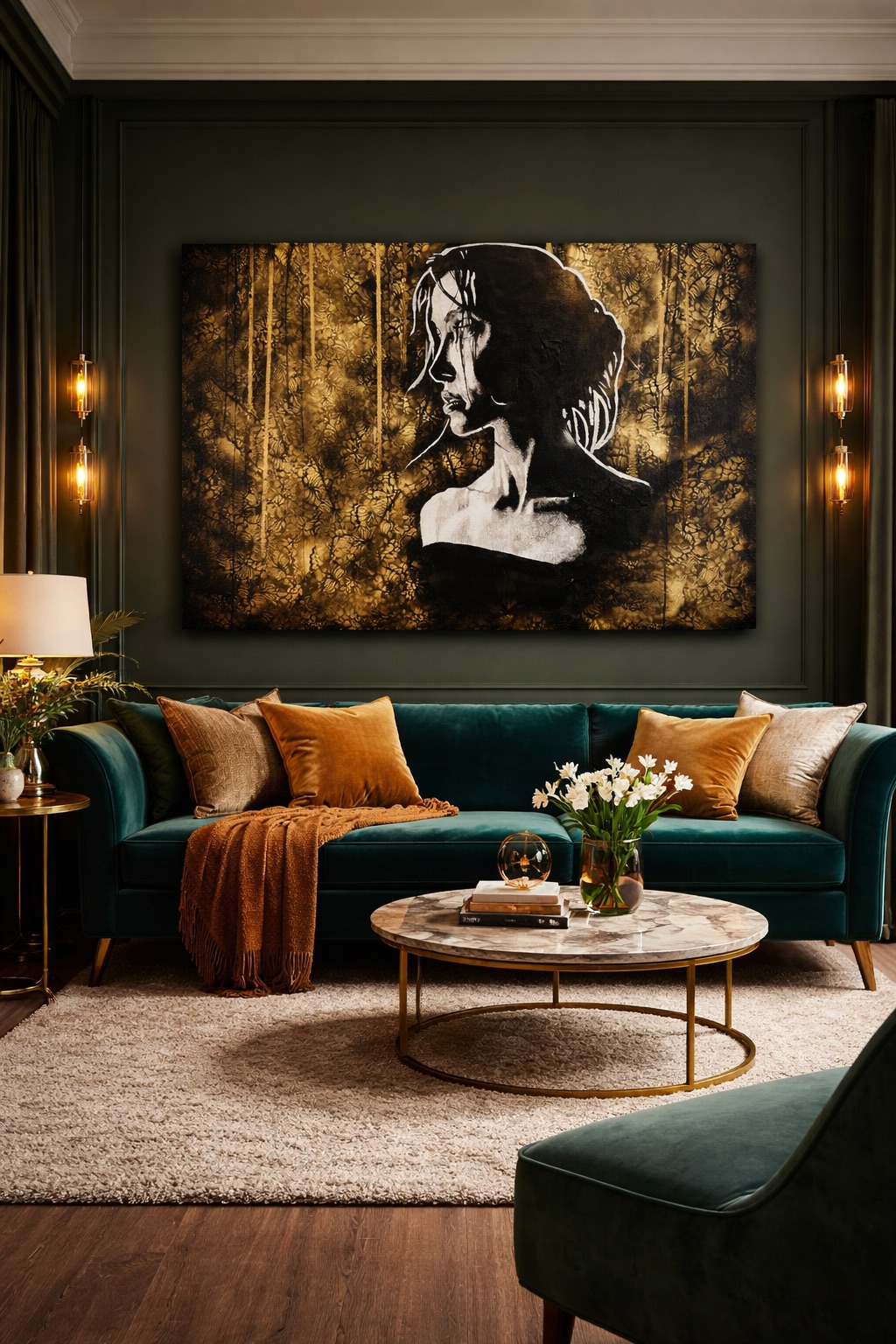 OG Workshop featured artwork with golden amber tones